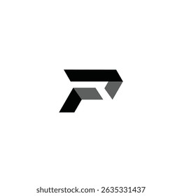 P technology element initial logo