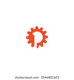 P technology element vector logo