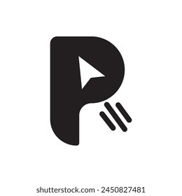 P travel logo design business.