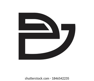p v and p m and p b logo designs and monograms
