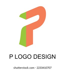 P Vector Logo Graphic Design