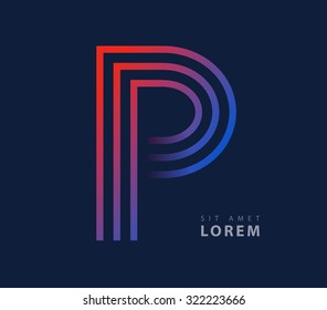 12,737 P logo digital Images, Stock Photos & Vectors | Shutterstock