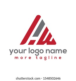 P W Creative Logo Design