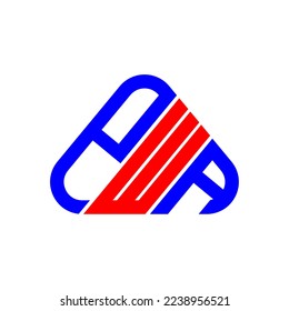 P W El logotipo de la letra diseño creativo con gráfico vectorial, P W Un logotipo sencillo y moderno.