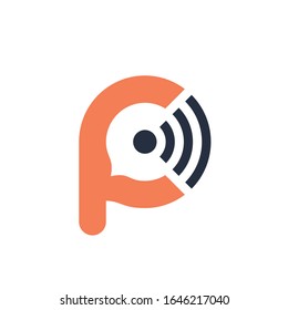 P wify logo is a little explanation of the concept of the logo: a unique P wify letter with clean, clear, thick, and elegant lines
