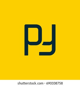 P Y joint logo letter design template