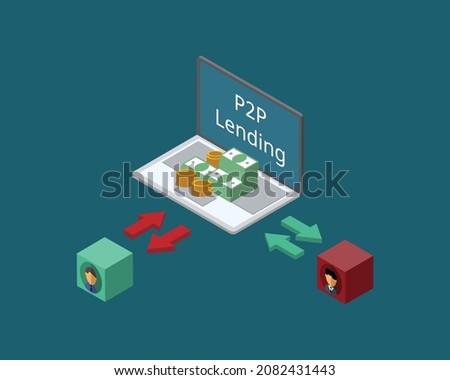 p2p lending or peer to peer lending platform for crowdfunding