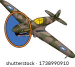 P-40 Warhawk World War II Flying Tigers Fighter Airplane