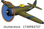 P-47 Thunderbolt World War II American Fighter Airplane