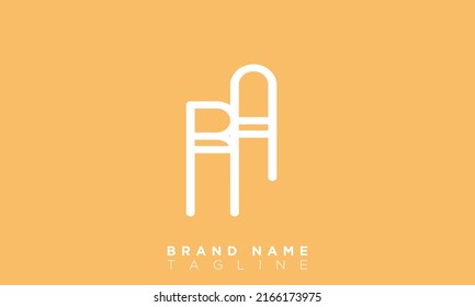 PA Alphabet letters Initials Monogram logo AP, P and A