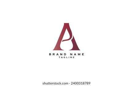 PA, AP, Abstract initial monogram letter alphabet logo design