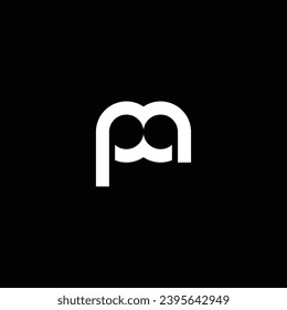 PA or AP abstract letter awesome artistic branding company different colors illustration logo design.