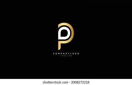 PA AP P UND A Abstraktes Anfangsbuchstabenalphabet Logo