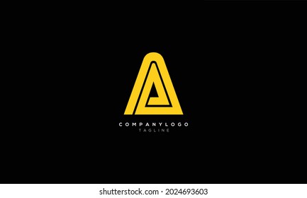 PA AP P UND A Abstraktes Anfangsbuchstabenalphabet Logo