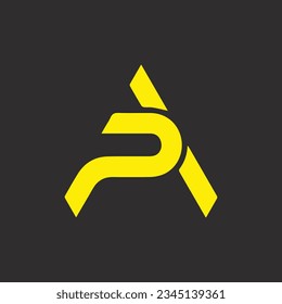 Kreatives und modernes Vektorlogo-Design von PA