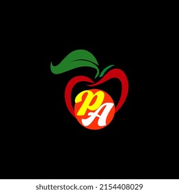 PA Fresh Fruit Logo Royalty Free Vectors, And Stock Illustration for company