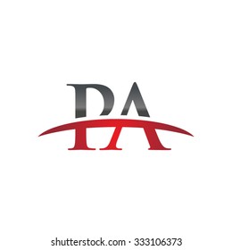 PA initial company red swoosh logo