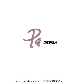 Pa erstes Handschriftlogo für Identität