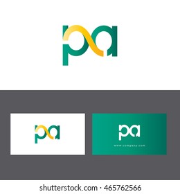 P&A Joint letter logo, Icon vector
