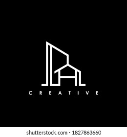 Vektorgrafik für Vektorgrafik der PA-Letter-Vorlage für das erste Logo	
