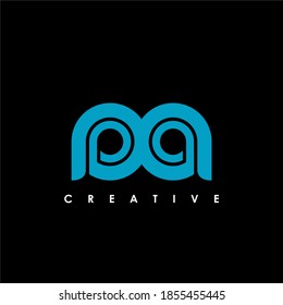 Vektorgrafik für Vektorgrafik der PA-Letter-Vorlage für das erste Logo	

