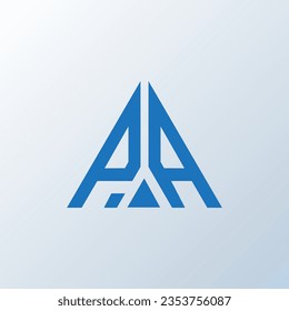Das Logo des PA-Briefes kreatives Design. PA einzigartiges Design.
