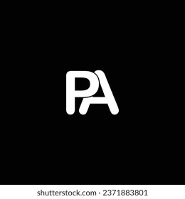 PA letter logo creative design with vector graphic PA simple and modern logo