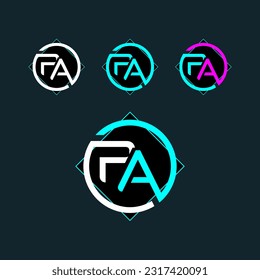 Logo-Design des PA-Briefes mit Kreis