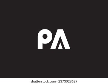 PA letter logo design and initial logo design
