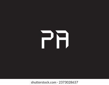 PA letter logo design and initial logo design