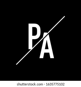 PA Letter Logo Design Template
