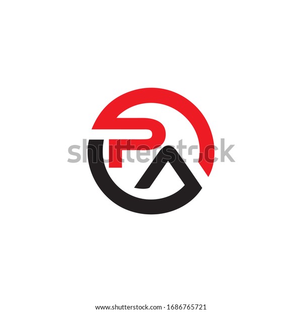 Pa Letter Logo Vector Design Stock Vector (Royalty Free) 1686765721