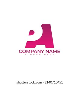 Logo des PA-Briefes, Vektorgrafik-Design