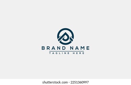 PA logo Design Template Vector Graphic Branding Element.