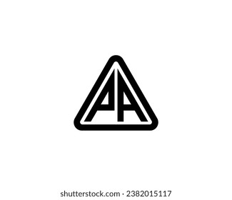 PA-Logo-Design, Vektorgrafik-Vorlage