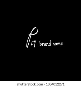 Bm B m Initial Handwriting oder Handschrift Logo für Identity. Logo mit Unterschrift und handgezeichnet Stil.