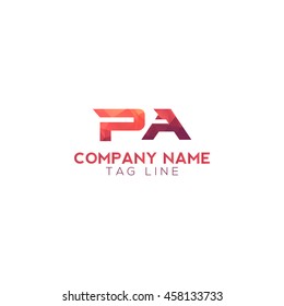 pa polygonal logo