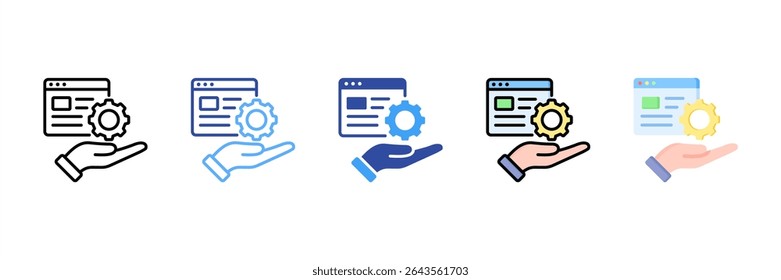 Paas Multi Style Icon Set