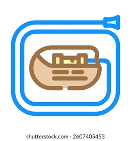 pacemaker cardiology color icon vector. pacemaker cardiology sign. isolated symbol illustration