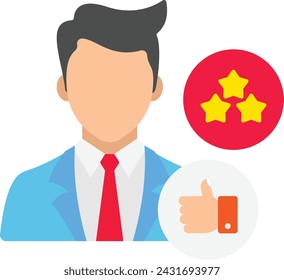 pacesetters concept, extraordinary and brilliant employee of the company vector icon design, Boosting productivity abilities Symbol, business motivation Sign, Enterprise impetus stock illustration