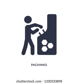 pachinko icon. Simple element illustration from activity and hobbies concept. pachinko editable symbol design on white background. Can be use for web and mobile.
