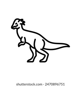 Pachycephalosaurus Icon , vector, illustration