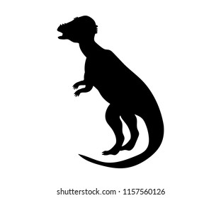 Pachycephalosaurus silhouette dinosaur jurassic prehistoric anim