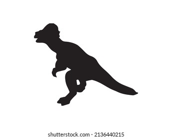 Pachyrhinosaurus  ,  dinosaur on isolated background .