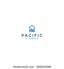 Pacific Homes Logo Design, Premium Logo