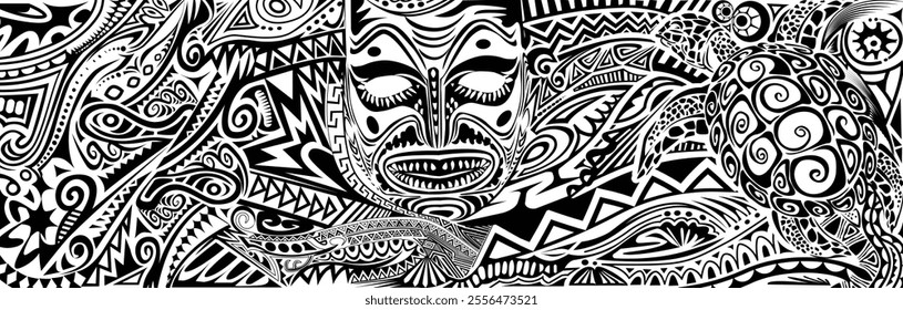 Pacific and Papua New Guinea Tribal Design