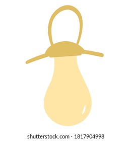 pacifier for babies vector icon