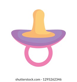 pacifier baby isolated icon