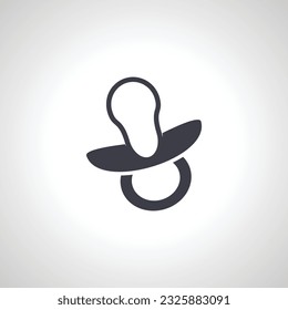 Pazifikatorsymbol. Babydummy-Ikone. Pazifiksymbol.