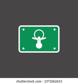 Pacifier icon for child